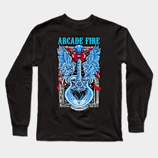 FIRE ARCADE BAND Long Sleeve T-Shirt